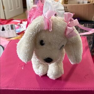 Pink Sequin Teddy Bear Bag